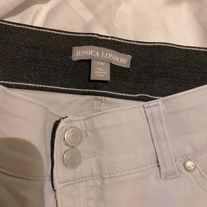 12W Tall Jessica London stretchy jeans-Grey